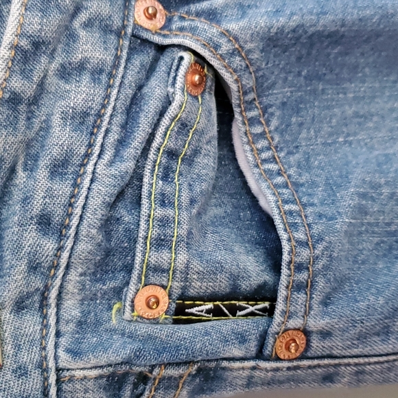 Wms ARMANI EXCHANGE straight bootcut jeans (sz 8/S) - Picture 6 of 7